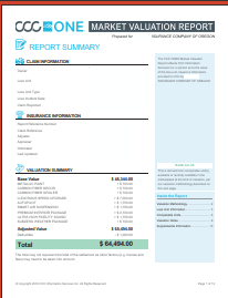 CCC One Valuation Example